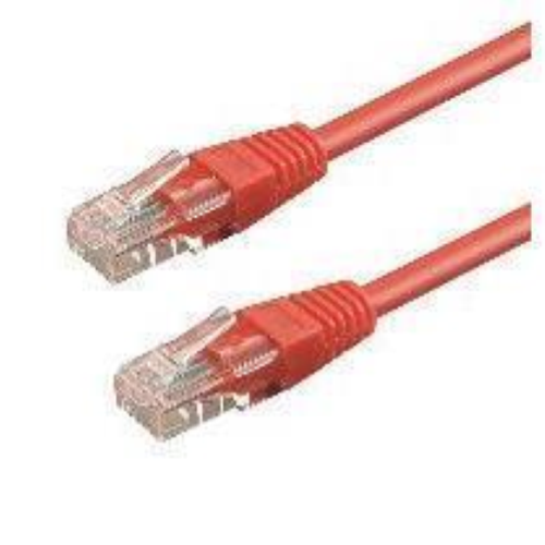 Cablaggio in Rame - PATCH UUTP CAT.6 PVC ROSSO 3M